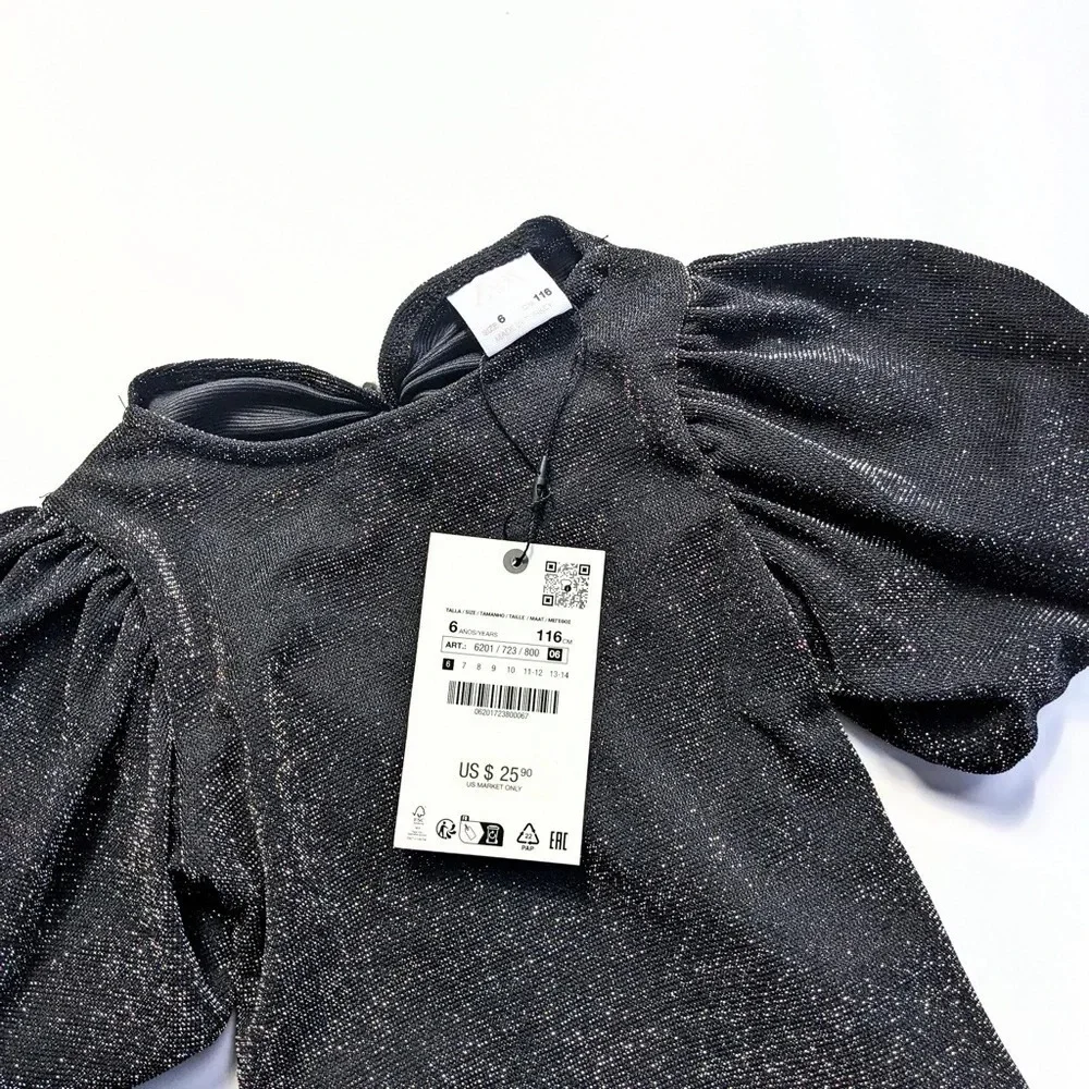 Zara Girls Dressy Bodysuit